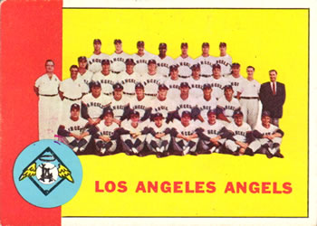 1963 Topps Baseball Cards      039      Los Angeles Angels TC